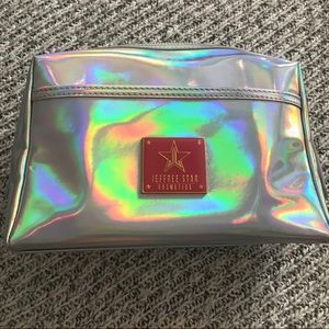Silver Jeffree Star Holographic Makeup Bag